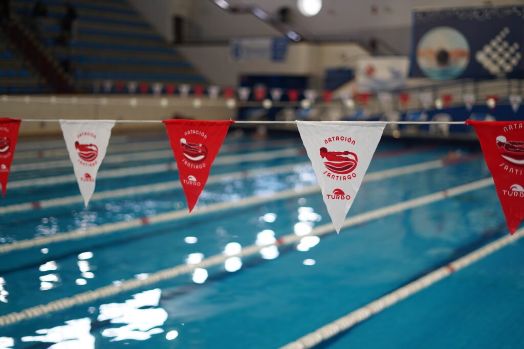 Piscina de Santa Isabel, donde se dan las clases de iniciación del Club Natación Ciudad de Santiago